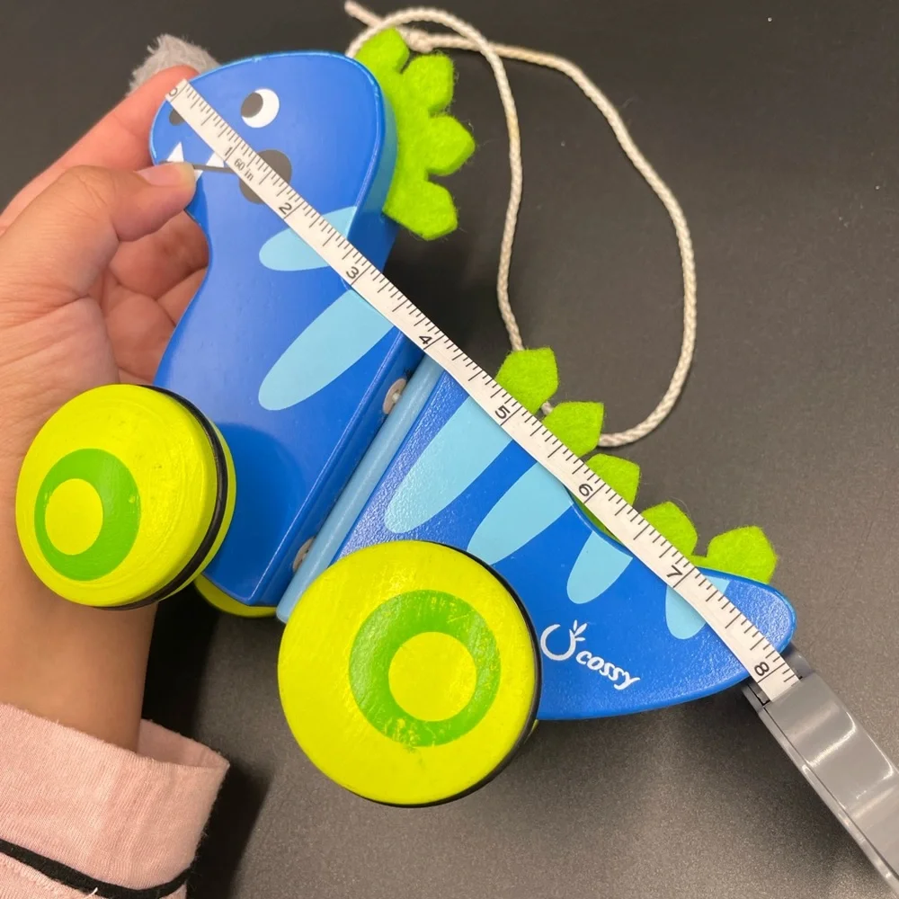 Cossy wooden Dinosaur pull along wooden Toys